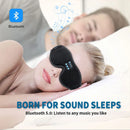 Wireless Sleep Mask Headphones with Built-In HD Speakers