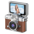 Portable Mini Retro Camera with HD Flip Screen & Keychain