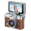 Portable Mini Retro Camera with HD Flip Screen & Keychain