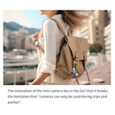 Portable Mini Retro Camera with HD Flip Screen & Keychain