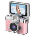 Portable Mini Retro Camera with HD Flip Screen & Keychain