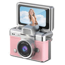 Portable Mini Retro Camera with HD Flip Screen & Keychain