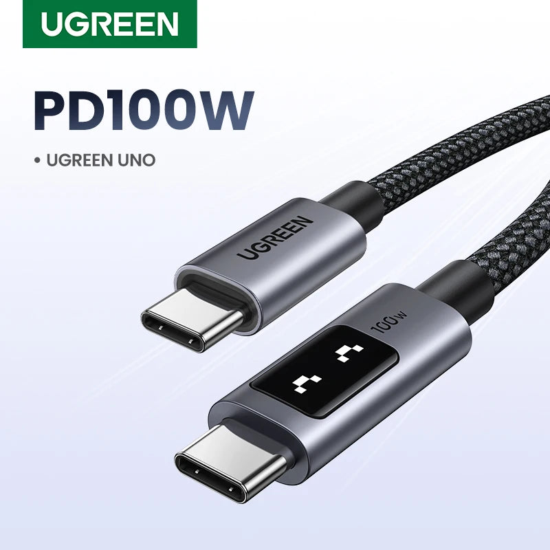 UGREEN UNO TurboCharge 100W™ USB-C Cable for iPhone 17, Samsung & MacBook