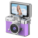 Portable Mini Retro Camera with HD Flip Screen & Keychain
