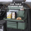 SEAMETAL Car Backseat Organiser with Foldable Tray & 6 Storage Pockets