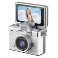 Portable Mini Retro Camera with HD Flip Screen & Keychain