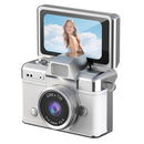 Portable Mini Retro Camera with HD Flip Screen & Keychain