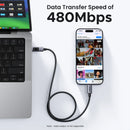 UGREEN UNO TurboCharge 100W™ USB-C Cable for iPhone 17, Samsung & MacBook