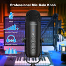 Haomuren StreamCast Pro™ USB Podcast Microphone Kit – Cardioid Studio Mic with Boom Arm